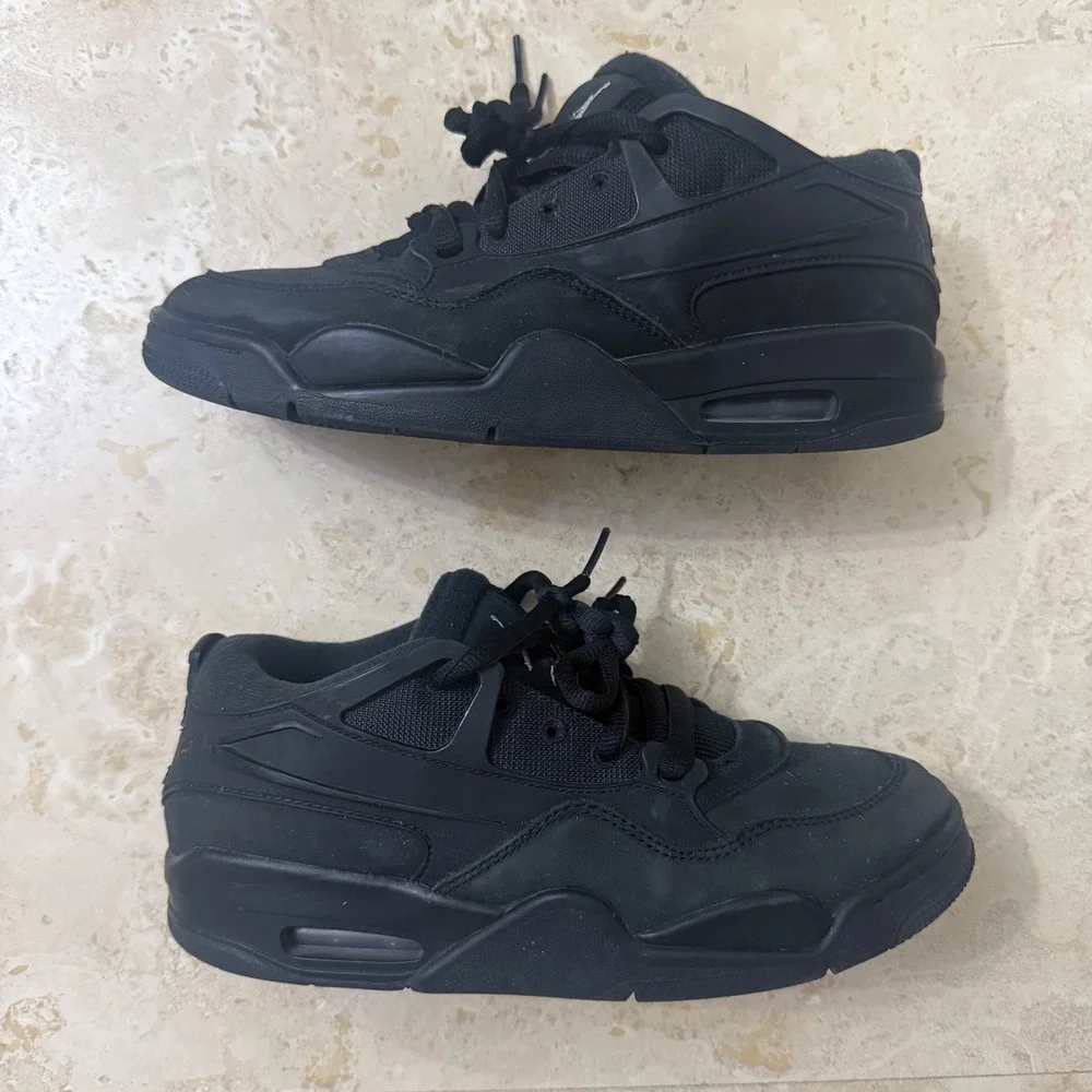 Jordan Air Jordan 4 RM Black Cat Kids Sneakers FQ7938-004 Black Youth Size 7Y